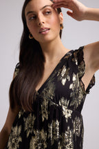 Short Dress - Scarlet Court - Black