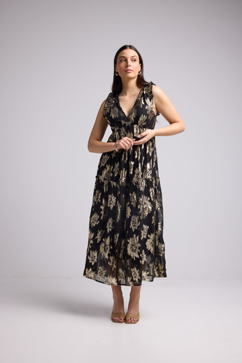 Long Dress - Scarlet Long - Black