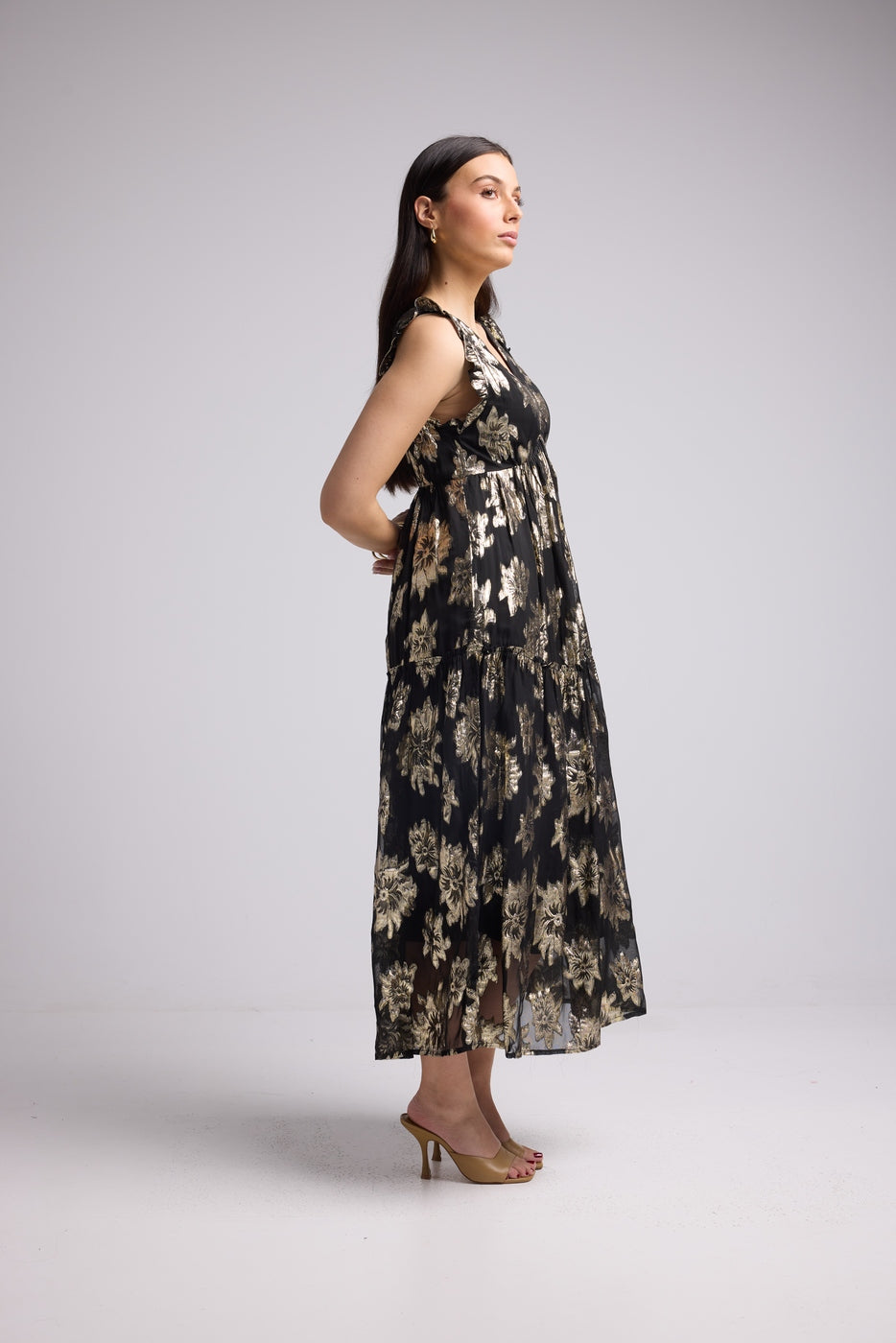 Long Dress - Scarlet Long - Black