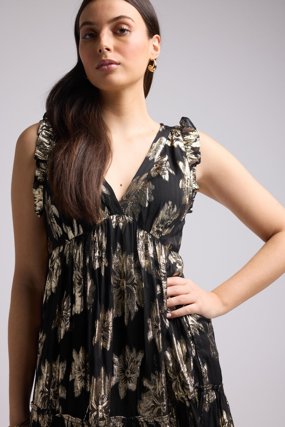 Long Dress - Scarlet Long - Black