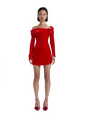 vestido escarlata