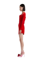 vestido escarlata
