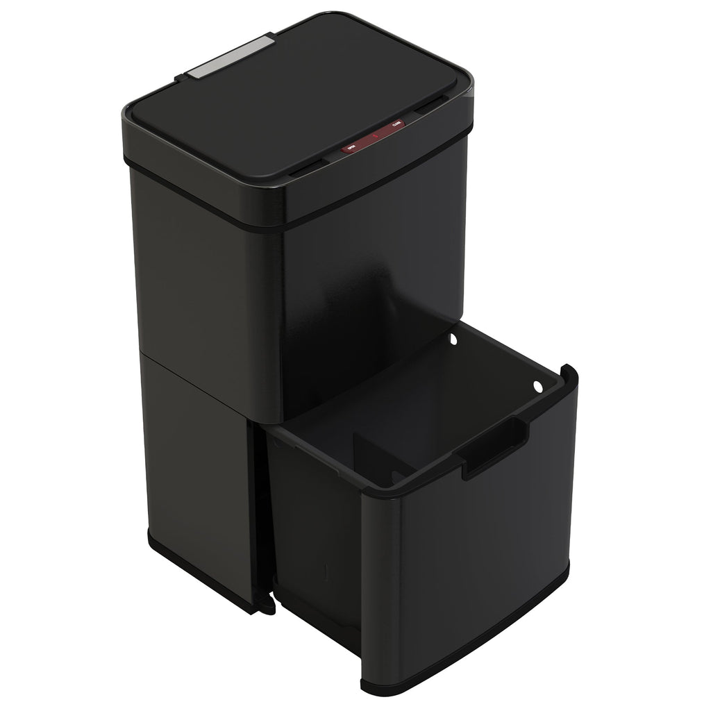Narvik Automatic Sorting Bin - 75L - Black