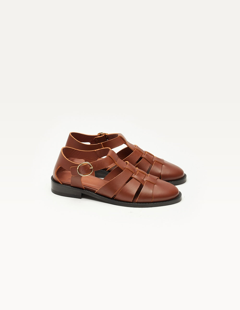 Sandales Inès - Cuir Marron - Femme