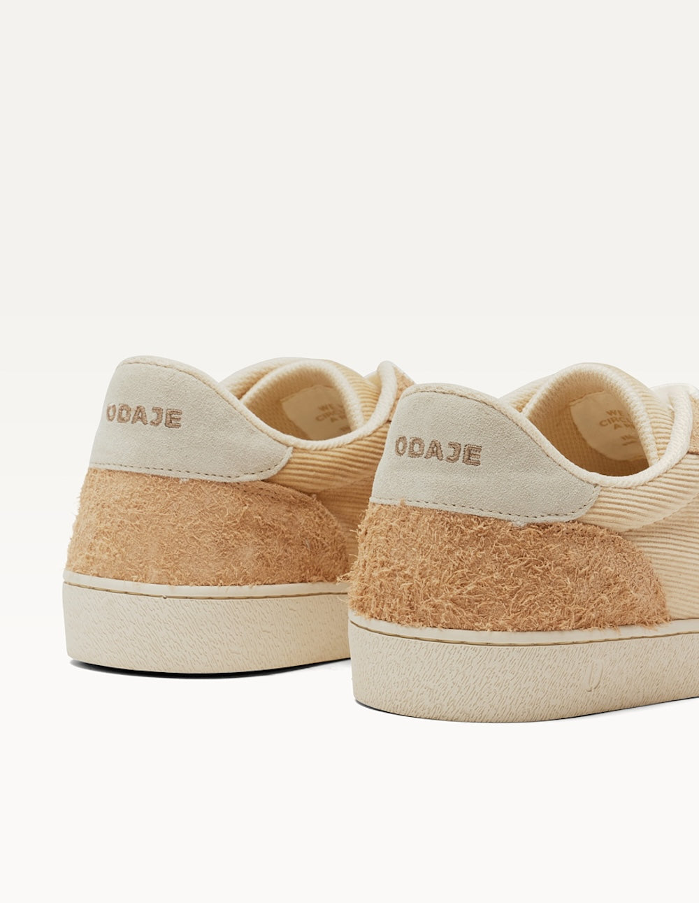 Lucia Low-Top Sneakers - Nude Cream Light Grey - Women's