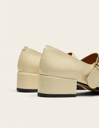 Escarpins Amari - Cuir Verni Ivoire - Femme