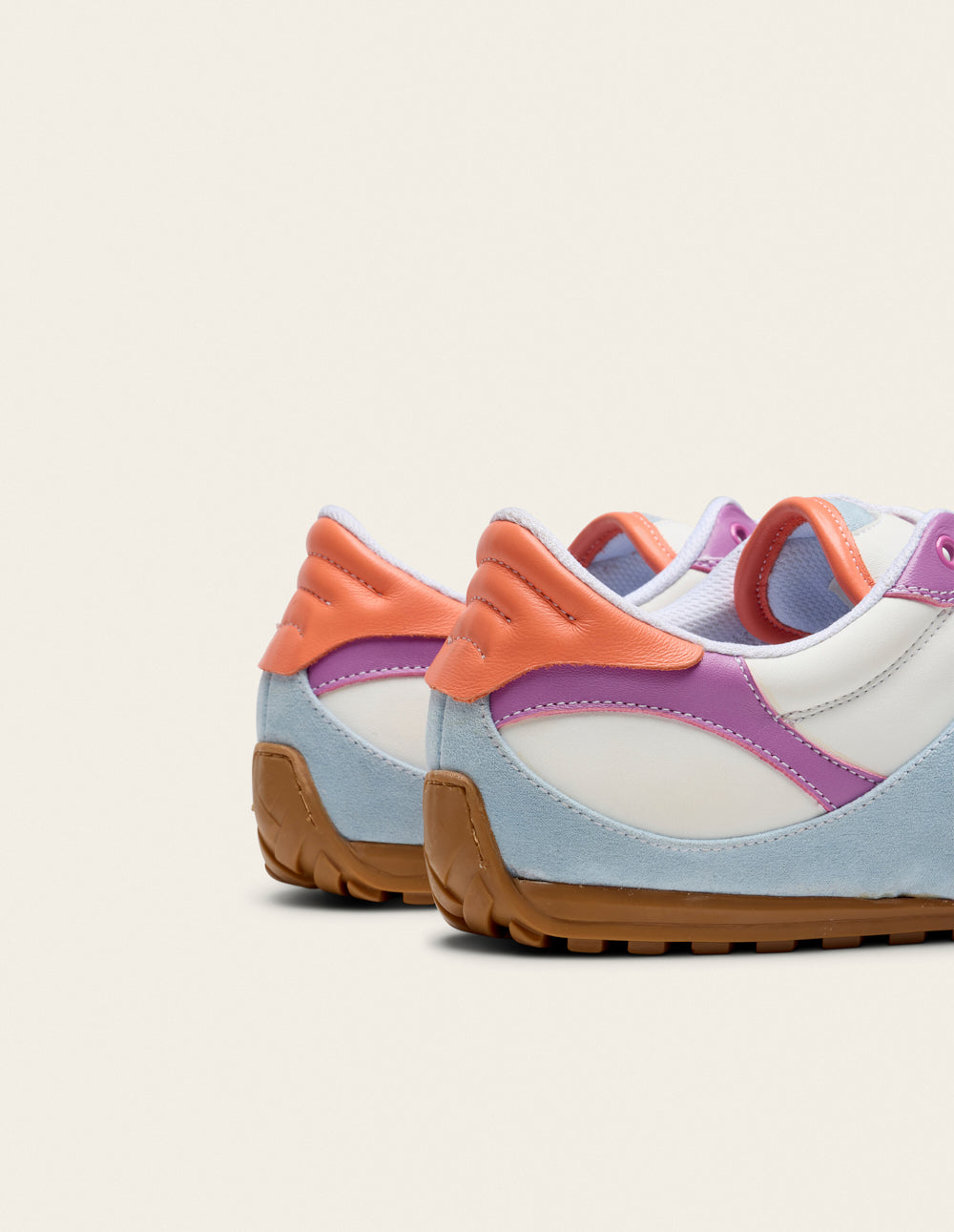 Chantua Low-Top Trainers - Lilac Turquoise Orange - Women