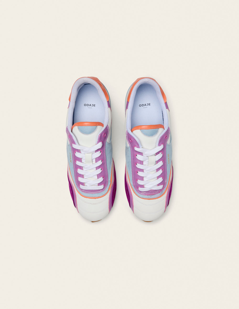 Chantua Low-Top Trainers - Lilac Turquoise Orange - Women