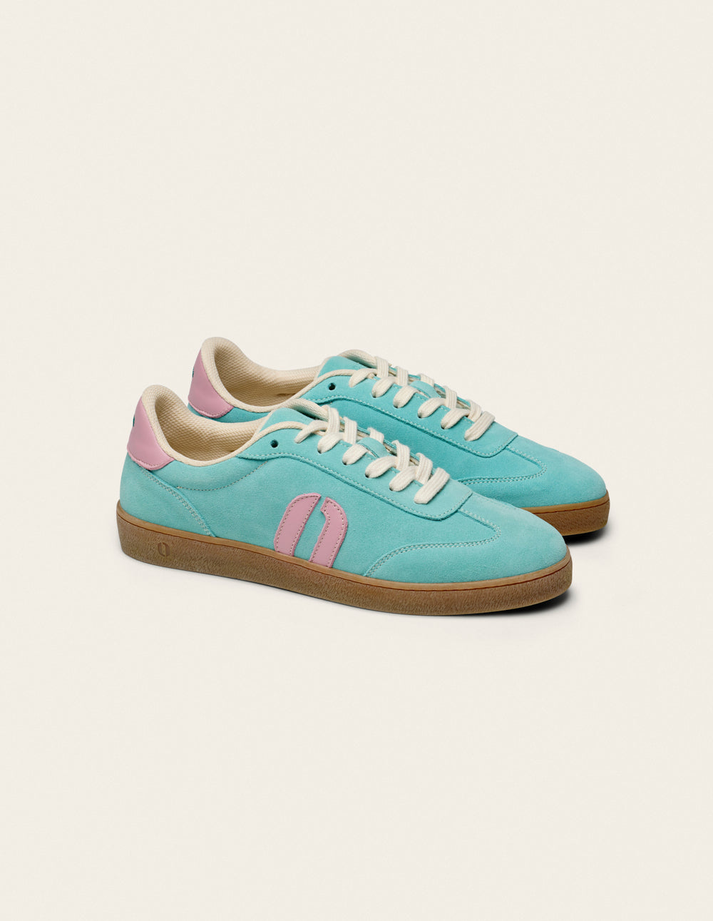 Baskets Basses Lucia - Turquoise Rose - Femme