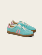 Baskets Basses Lucia - Turquoise Rose - Femme