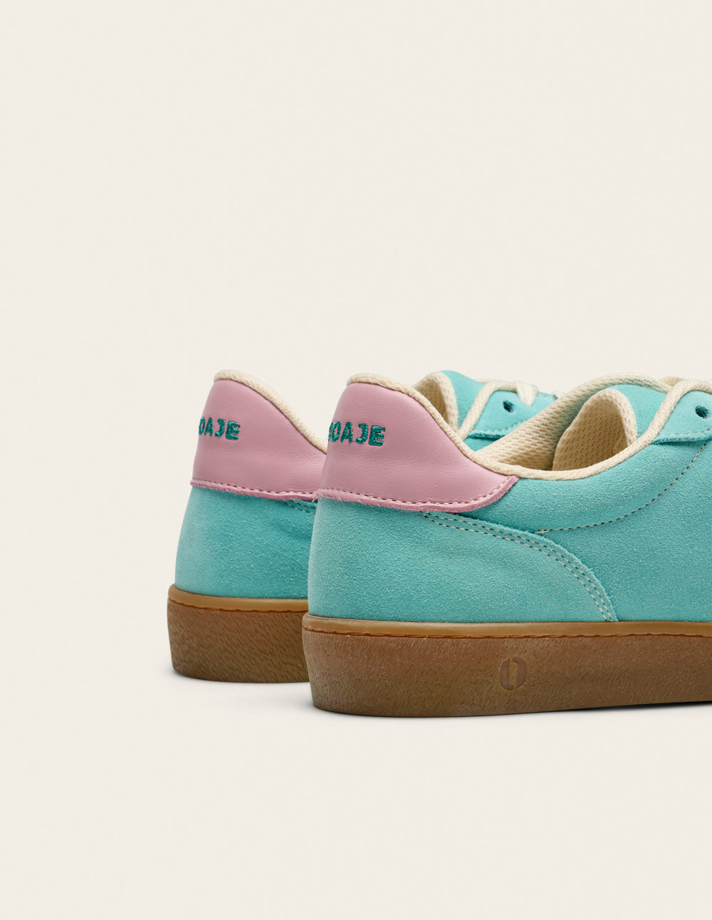 Baskets Basses Lucia - Turquoise Rose - Femme