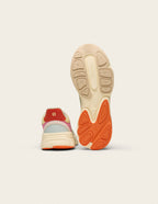 Baskets Basses Nathanaelle - Nude Orange Pistache - Femme
