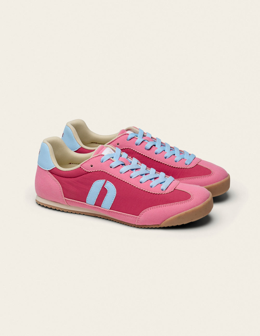 Baskets Basses Riya - Rose Ciel - Femme