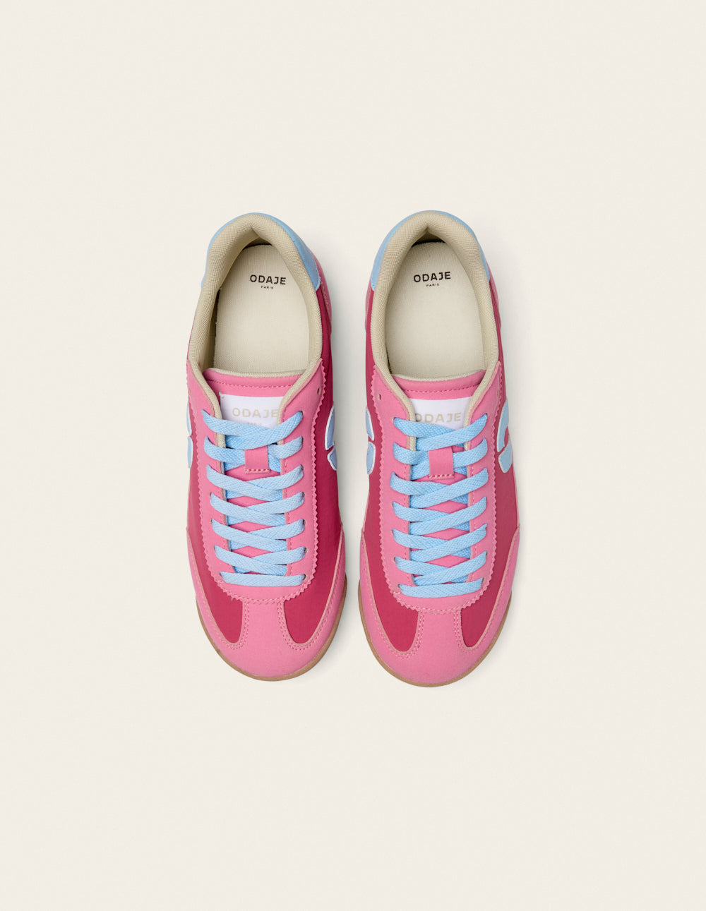 Baskets Basses Riya - Rose Ciel - Femme
