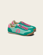 Zapatillas Bajas Riya - Verde Rosa - Mujer