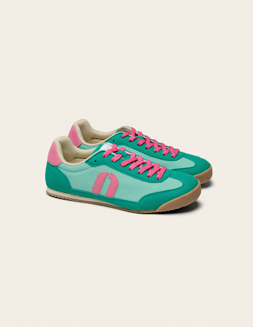 Zapatillas Bajas Riya - Verde Rosa - Mujer