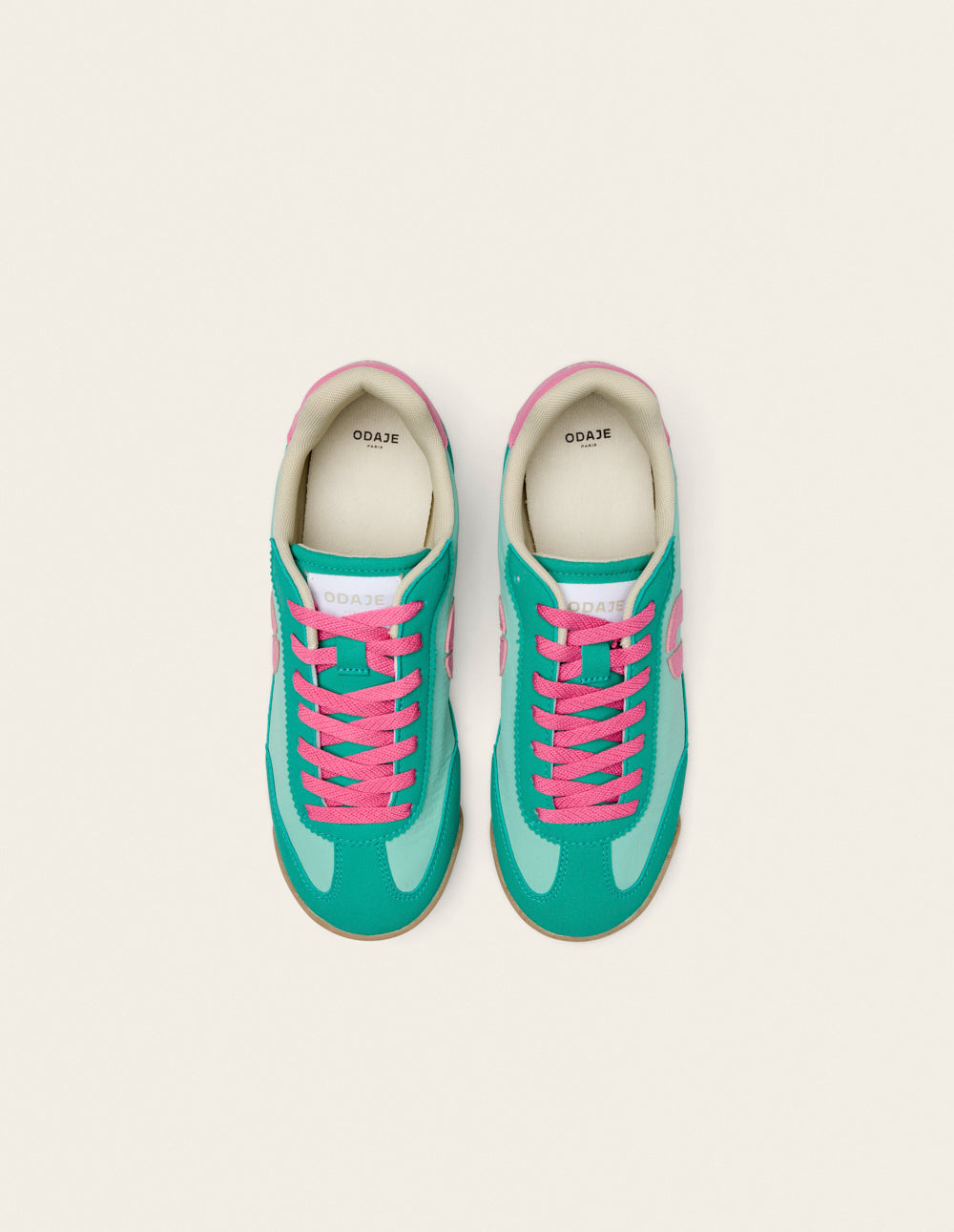 Zapatillas Bajas Riya - Verde Rosa - Mujer