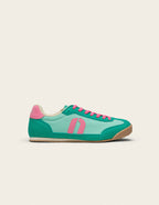 Zapatillas Bajas Riya - Verde Rosa - Mujer