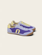 Baskets Basses Riya - Violet Jaune - Femme
