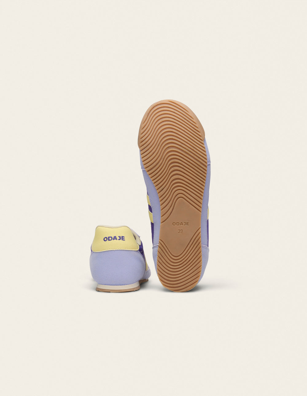 Baskets Basses Riya - Violet Jaune - Femme