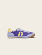 Baskets Basses Riya - Violet Jaune - Femme