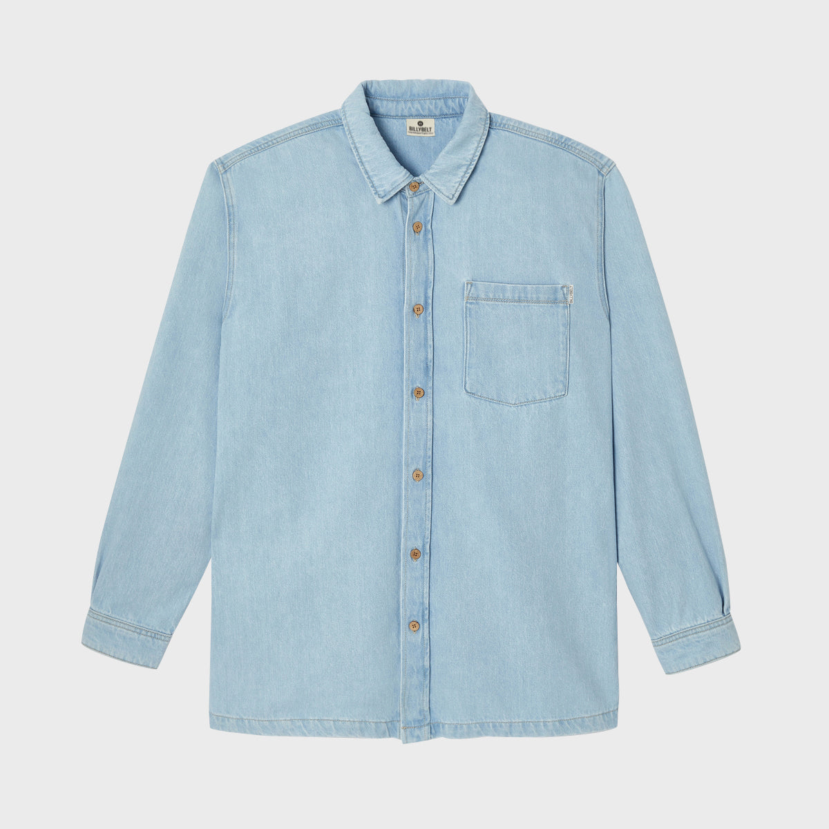 Denim Overshirt - Bleached Denim