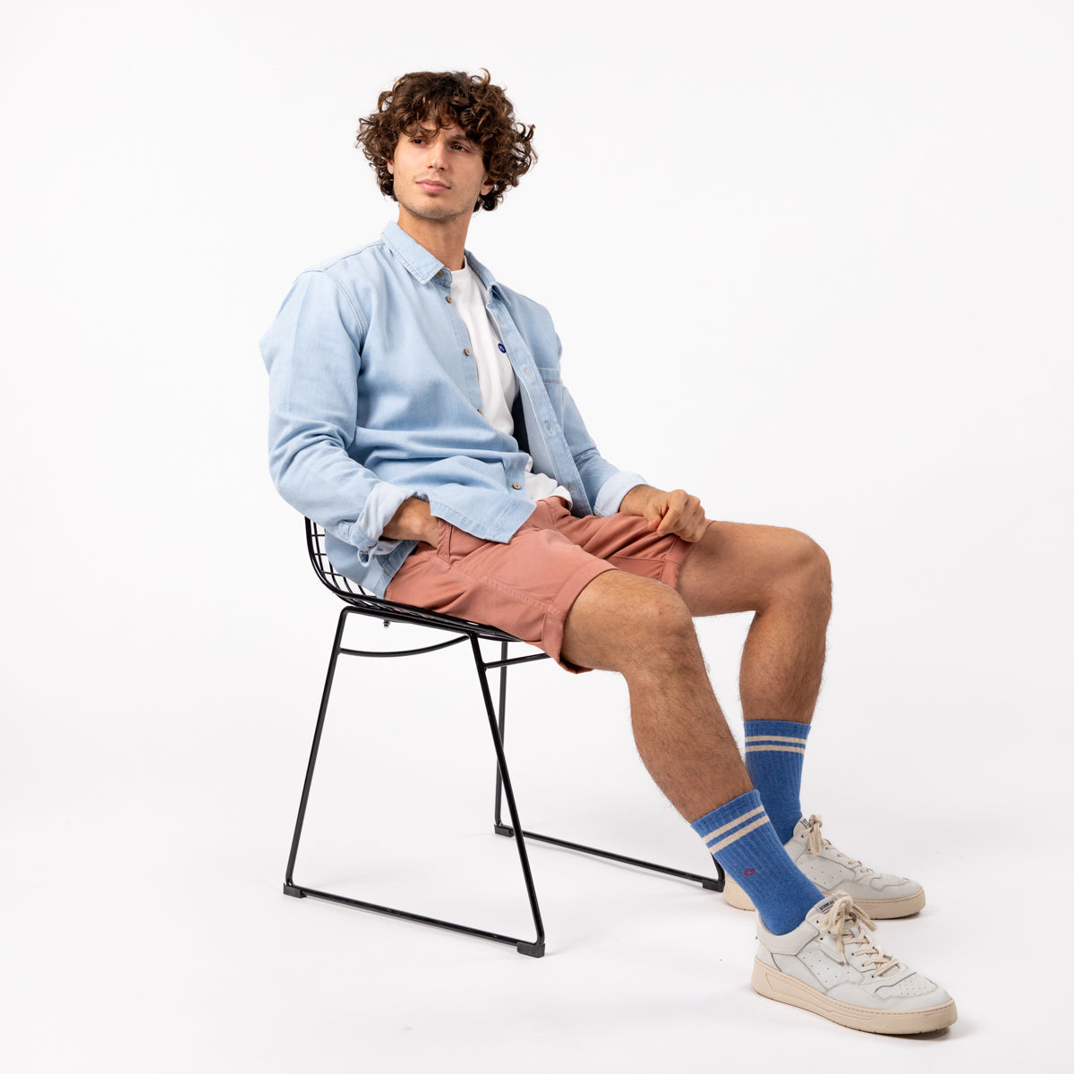 Denim Overshirt - Bleached Denim