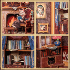 Book Nook - Le Bureau Du Comte Chat