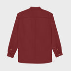 Denim Overshirt - Burgundy