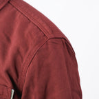 Denim Overshirt - Burgundy