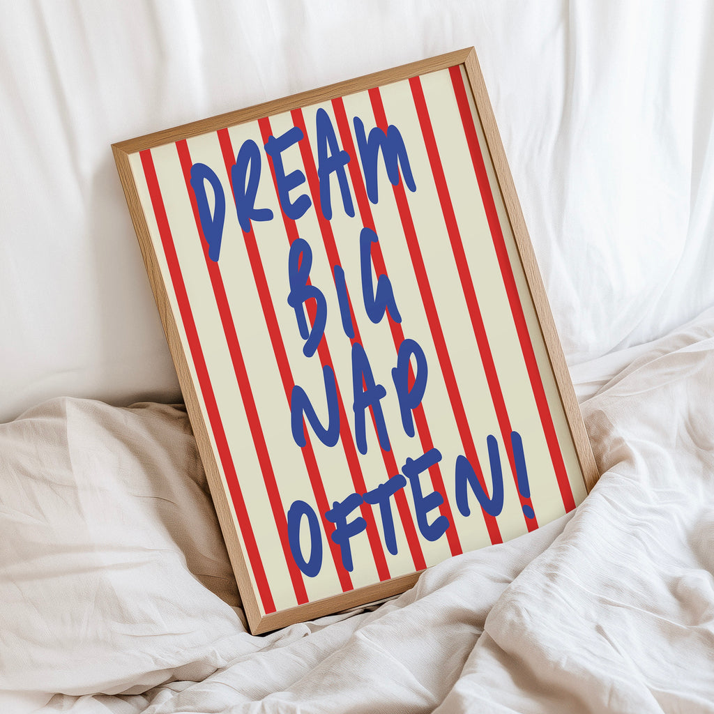 Dream Big Nap Often - Multicolore