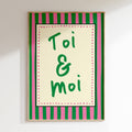 Sweet Dreams - Affiche Toi & Moi - Vert/Rose