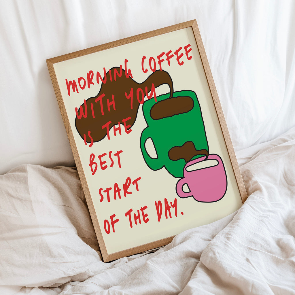 Morning Coffee With You - Multicolore