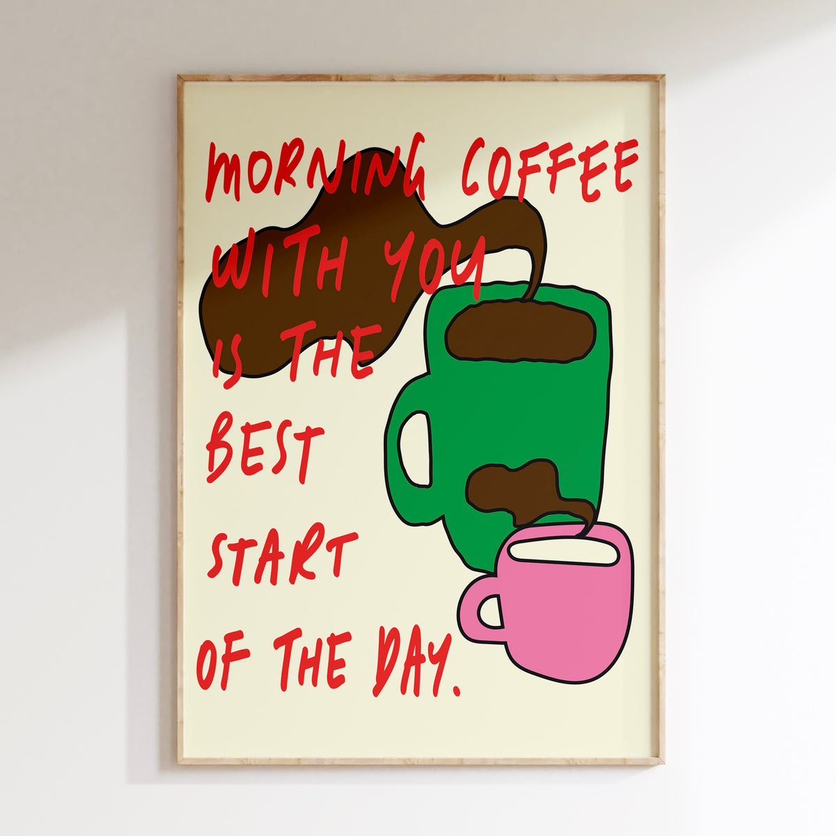Morning Coffee With You - Multicolore