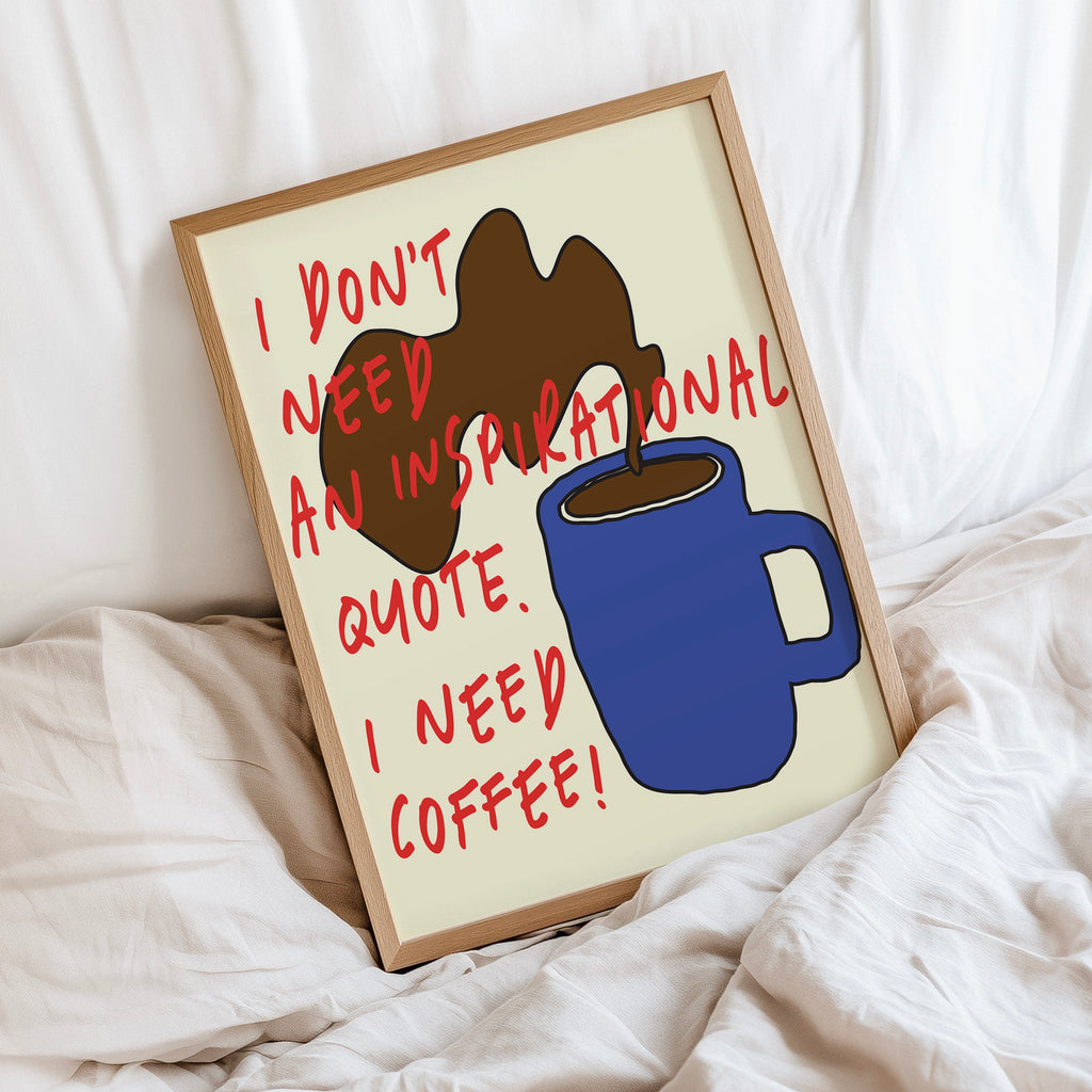 I Need Coffee - Multicolore