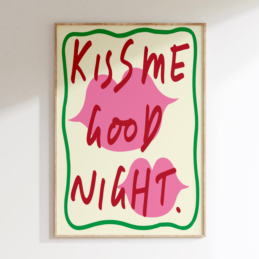 Kiss Me Good Night - Multicolore