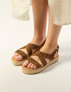Chantal Espadrilles - Suede Leopard - Women's
