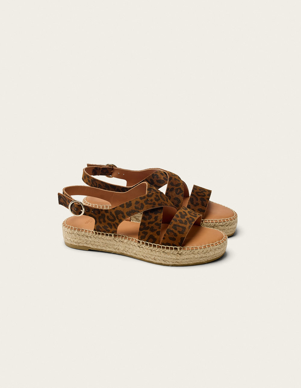 Chantal Espadrilles - Suede Leopard - Women's