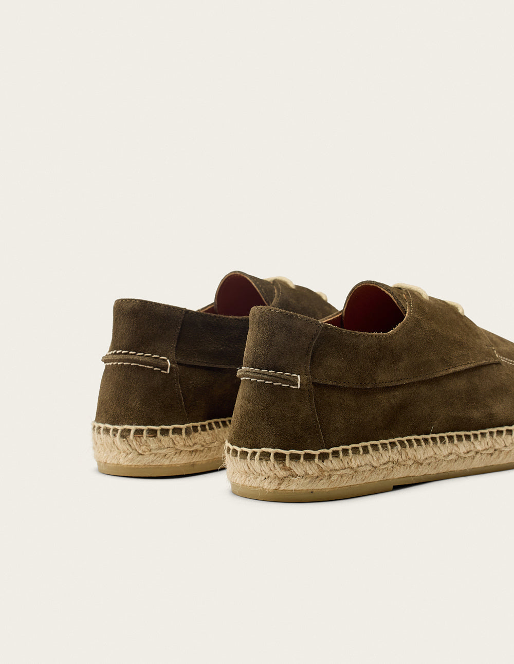 Espadrilles Charles - Suède Kaki - Homme