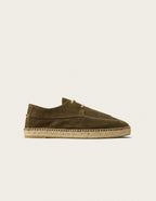 Espadrilles Charles - Suède Kaki - Homme