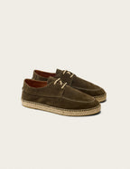Espadrilles Charles - Suède Kaki - Homme