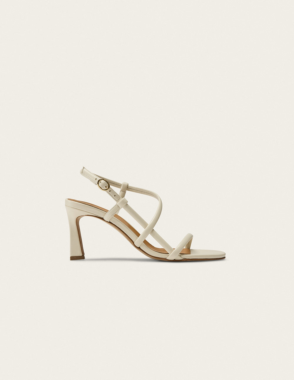 Sandales À Talons Colada - Cuir Écru - Femme