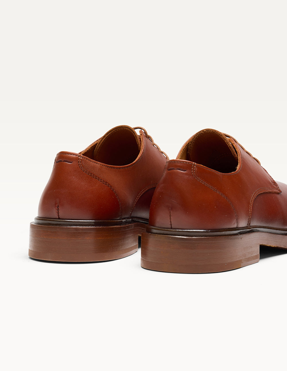 Derbies Edgar - Cuir Cognac - Homme