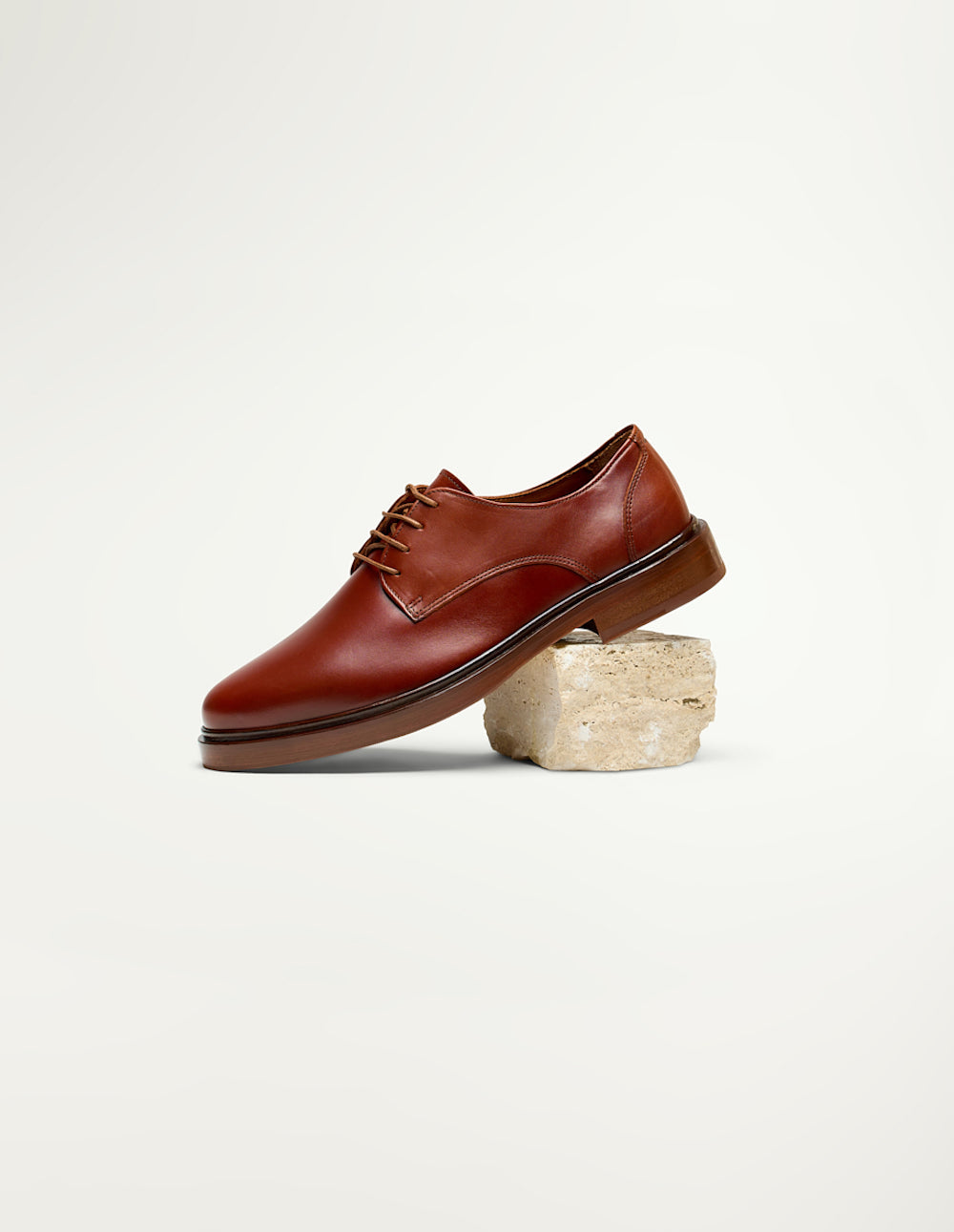 Derbies Edgar - Cuir Cognac - Homme