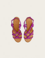 Espadrilles Fidi - Suède Magenta - Femme