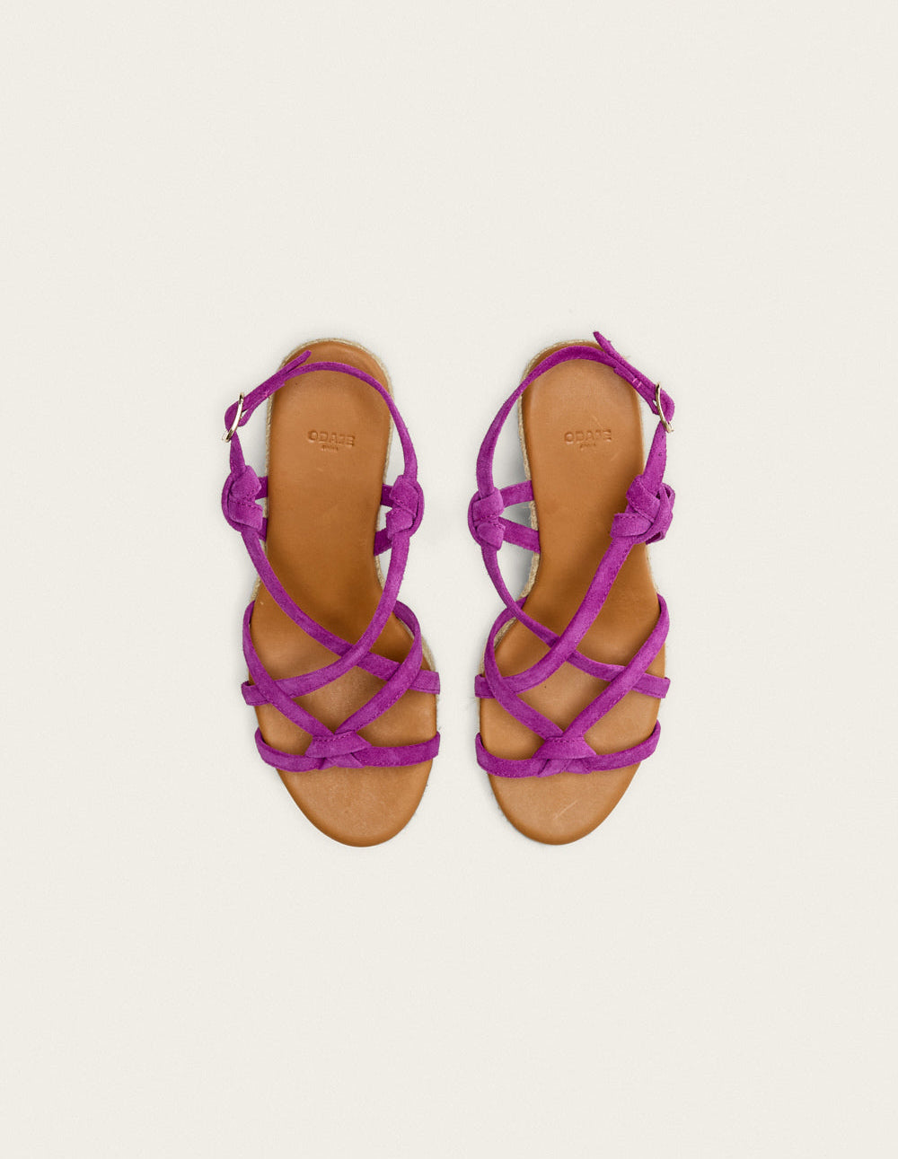 Espadrilles Fidi - Suède Magenta - Femme
