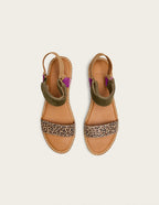 Alpargatas Flore - Ante Magenta Caqui Beige