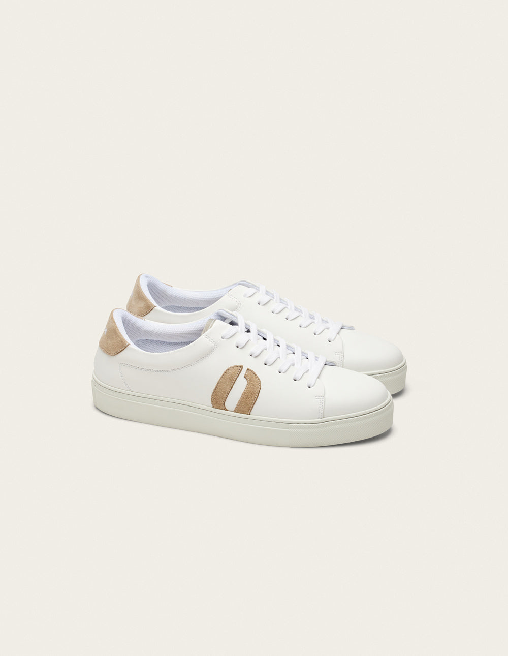 Gabin Low-Top Sneakers - White/Gray - Men's