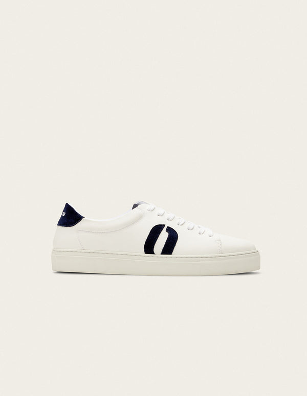 Gabin Low-Top Sneakers - White/Navy - Men's