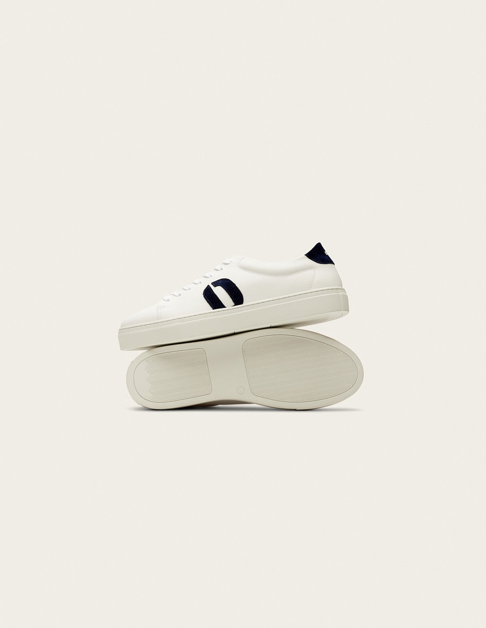 Gabin Low-Top Sneakers - White/Navy - Men's
